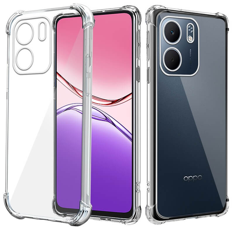 For Oppo A5X 4G SupRShield Clear Case Shockproof Heavy Duty Gel Air Cushion Cover For Oppo A5X 4G SupRShield Clear Case Shockproof Heavy Duty Gel Air Cushion Cover